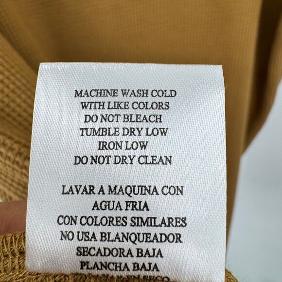 Primitive Skateboarding shirt men's M crew waffle weave short sleeve rust NEW - Picture 8 of 8